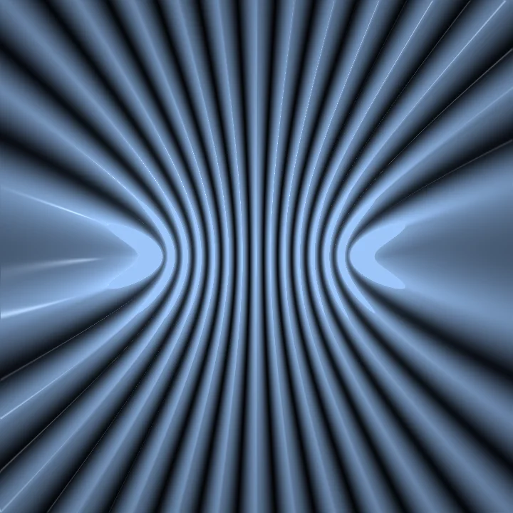two-source fringes — the time-averaged photograph