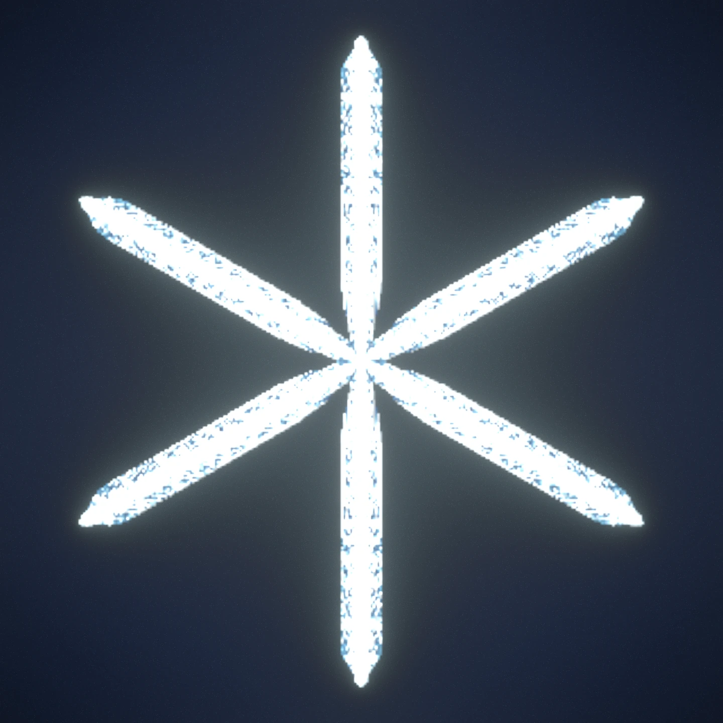 simple star — bones only