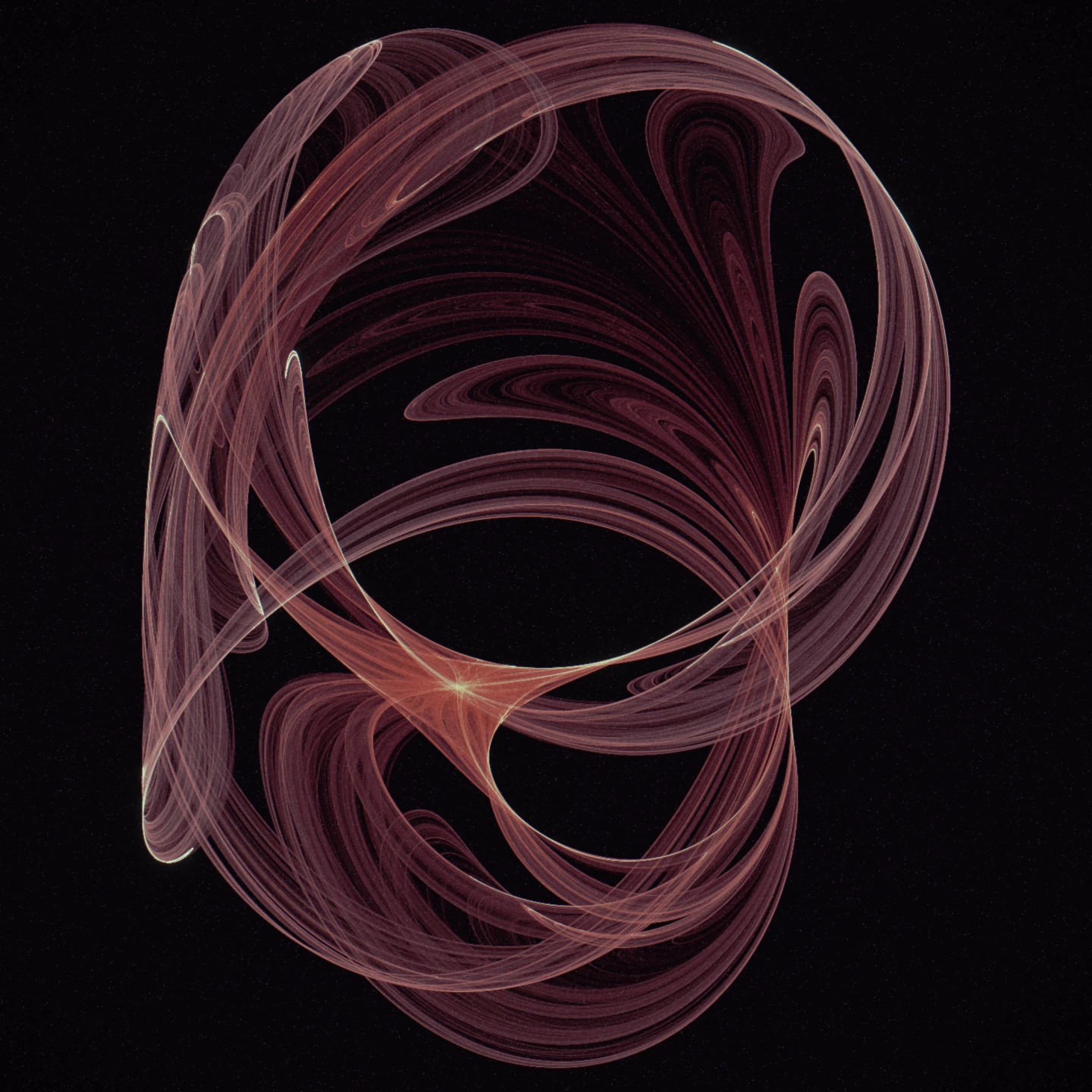 petal torus #2335 — the thinnest cloud, one fold above a wire