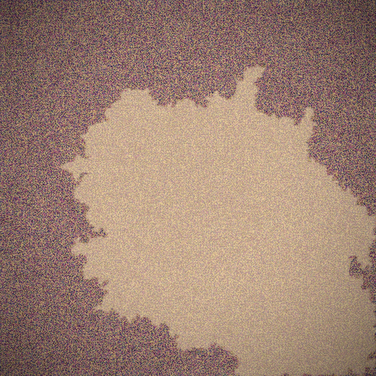one grain, one avalanche — every site that toppled because of a single added grain