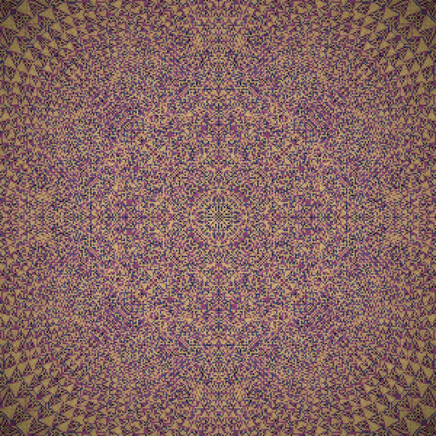 the lace band, where the triangles break into stipple