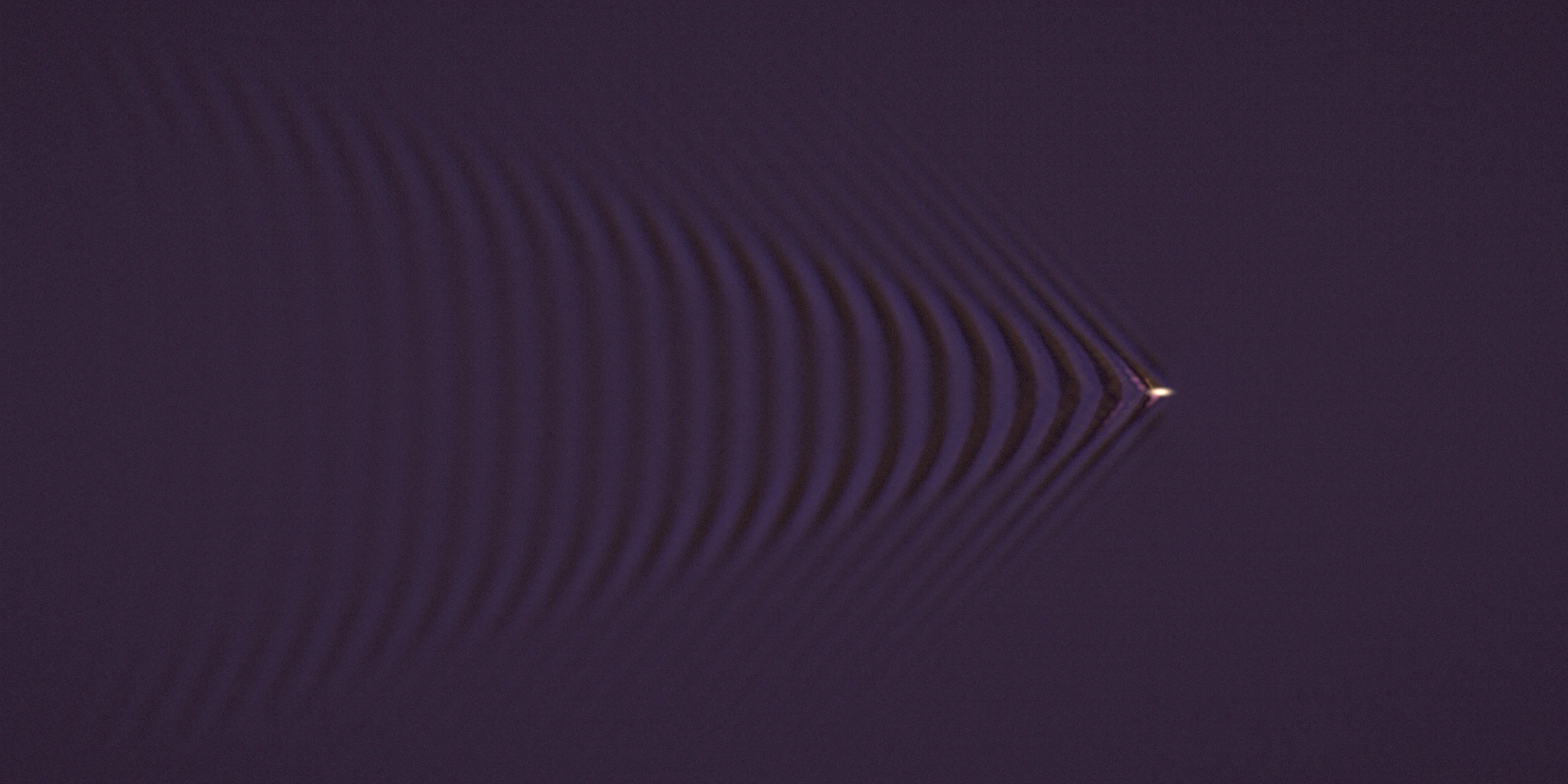 the dusk glide — the same angle under a low bronze sun
